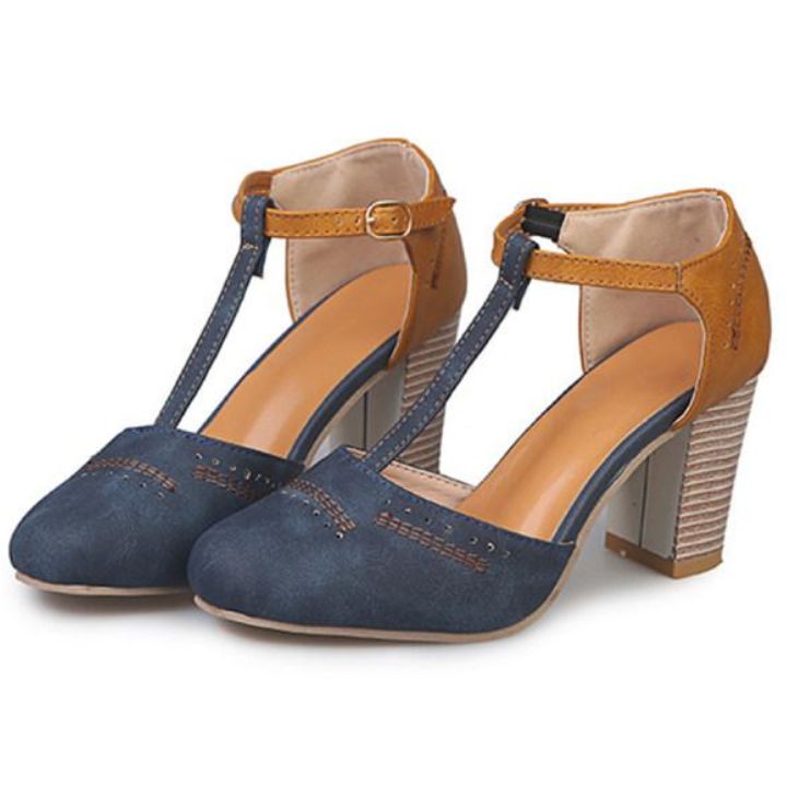 RetroStep™ | Sandalias de Tacón Alto Chunky para Mujer