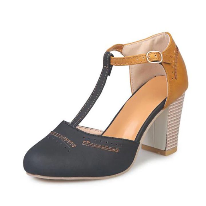 RetroStep™ | Sandalias de Tacón Alto Chunky para Mujer