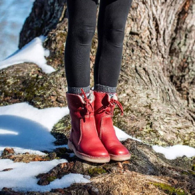 SnowyStep™ | Botas Cortas de Invierno Acolchadas con Forro Polar para Mujer