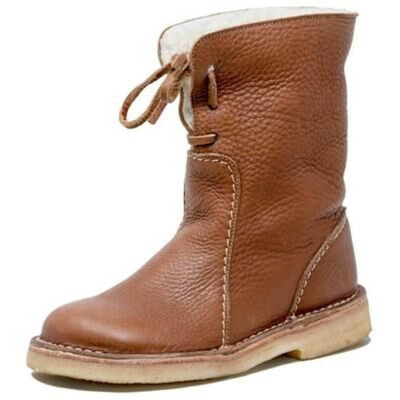 SnowyStep™ | Botas Cortas de Invierno Acolchadas con Forro Polar para Mujer