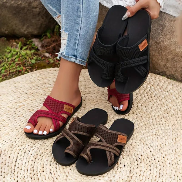 BeachStep™ | Sandalias Abiertas y Ligeras para Mujeres, Comodidad de Malla