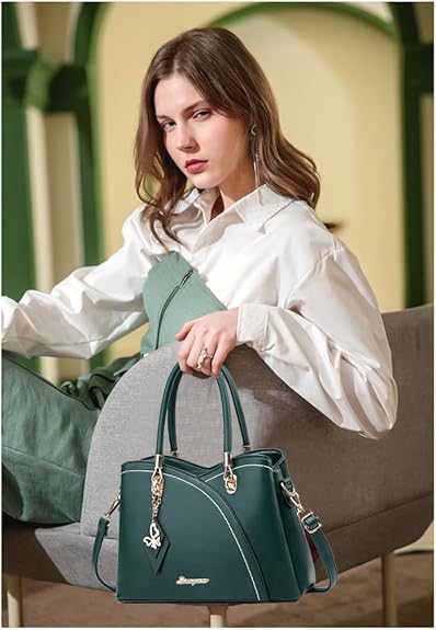 Eliana™ | Bolso de Mano y de Hombro para Mujer con Contraste de Cuadros y Gran Capacidad