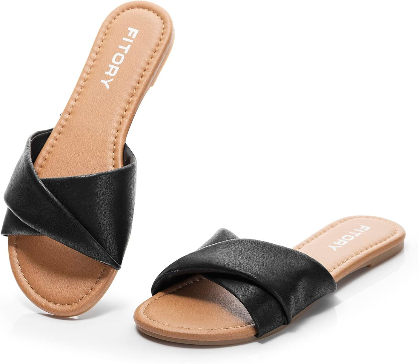 Ruby™ | Sandalias Planas de Cuero Suave para la Comodidad del Verano