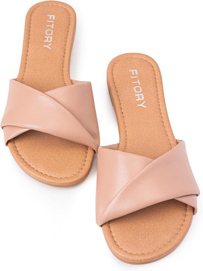 Ruby™ | Sandalias Planas de Cuero Suave para la Comodidad del Verano