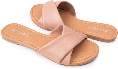 Ruby™ | Sandalias Planas de Cuero Suave para la Comodidad del Verano