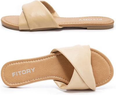 Ruby™ | Sandalias Planas de Cuero Suave para la Comodidad del Verano