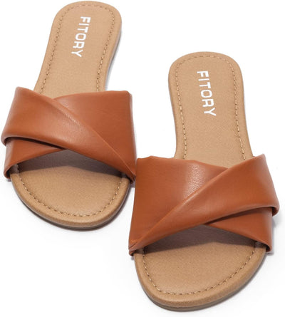 Ruby™ | Sandalias Planas de Cuero Suave para la Comodidad del Verano