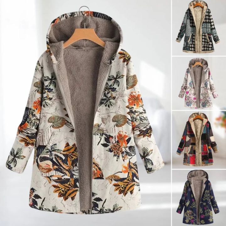 HempStyle™ | Chaqueta con Capucha de Cáñamo Vintage para Mujer