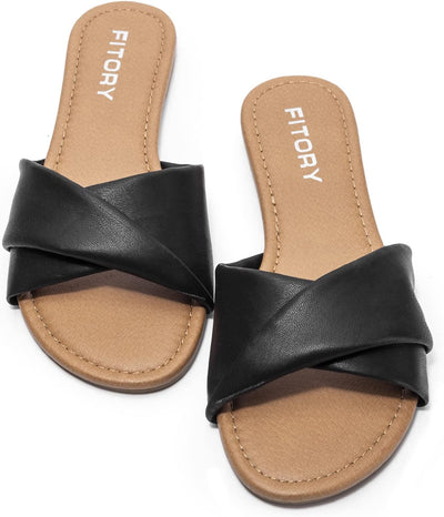 Ruby™ | Sandalias Planas de Cuero Suave para la Comodidad del Verano