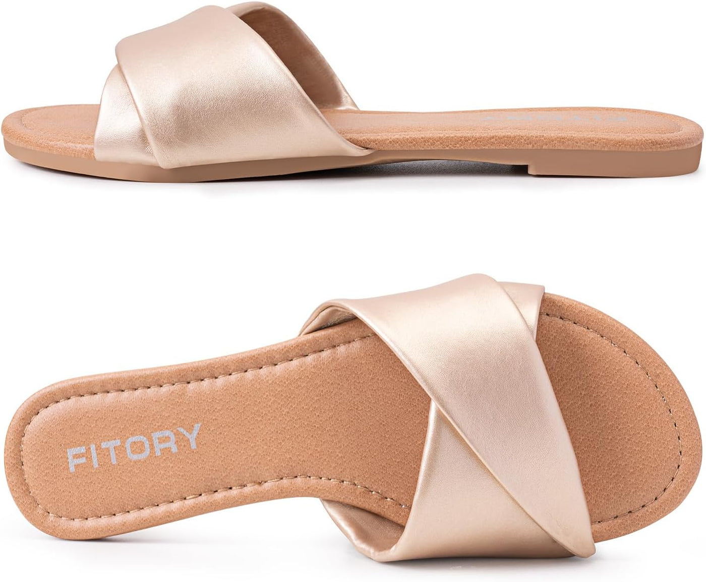 Ruby™ | Sandalias Planas de Cuero Suave para la Comodidad del Verano