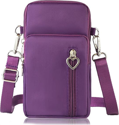 Camila™ | Bolsa Crossbody de Nylon Impermeable con Funda para Teléfono y Multifuncional