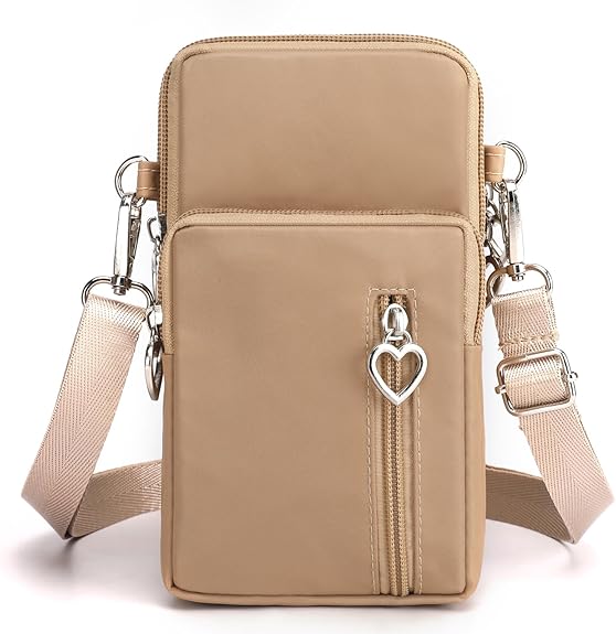 Camila™ | Bolsa Crossbody de Nylon Impermeable con Funda para Teléfono y Multifuncional