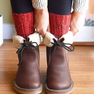 SnowyStep™ | Botas Cortas de Invierno Acolchadas con Forro Polar para Mujer