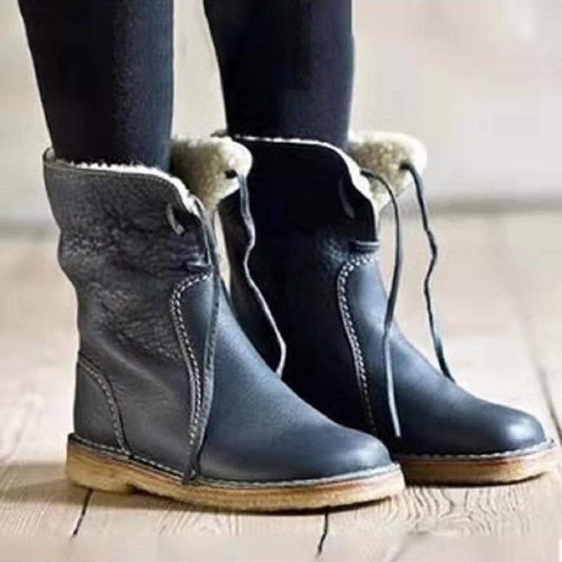 SnowyStep™ | Botas Cortas de Invierno Acolchadas con Forro Polar para Mujer