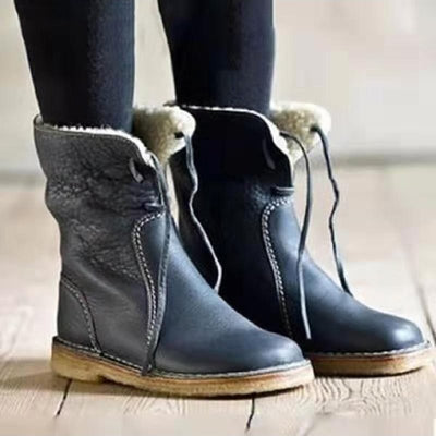 SnowyStep™ | Botas Cortas de Invierno Acolchadas con Forro Polar para Mujer